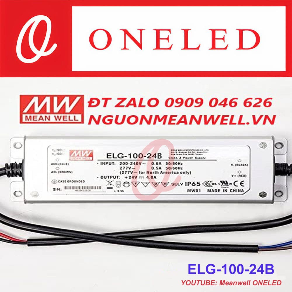 Giá Bộ Nguồn Meanwell ELG-100-24B Giá Bộ Nguồn Meanwell ELG-100-24B