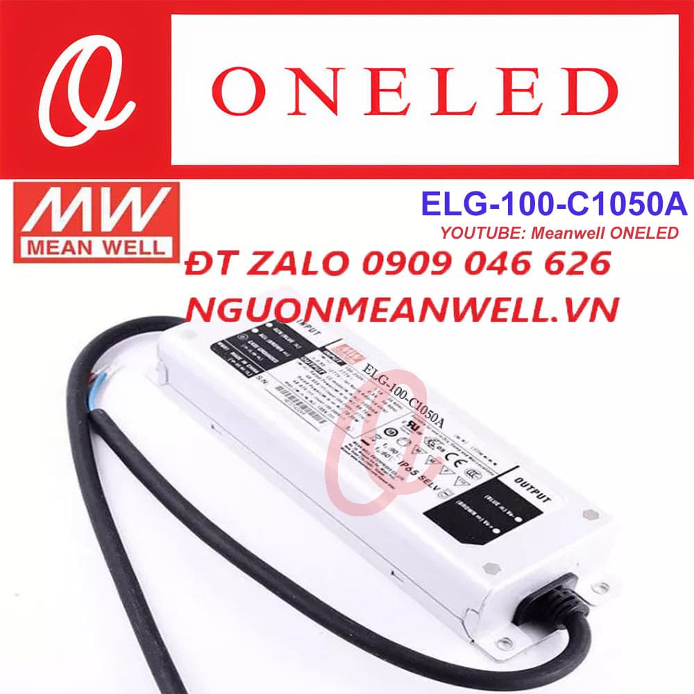 Giá Bộ Nguồn Meanwell ELG-100-C1050A Giá Bộ Nguồn Meanwell ELG-100-C1050A