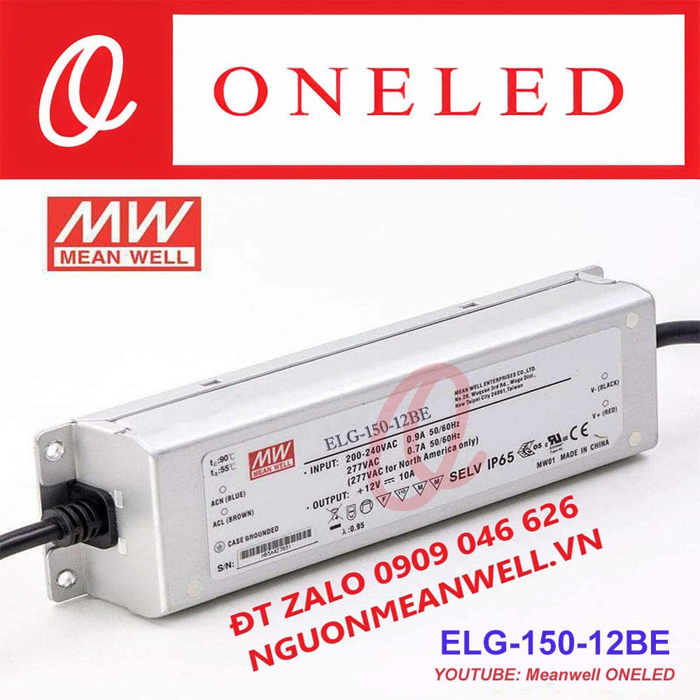 Giá Bộ Nguồn Meanwell ELG-150-12BE Giá Bộ Nguồn Meanwell ELG-150-12BE