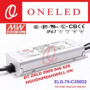 Giá Bộ Nguồn Meanwell ELG-75-C350D2