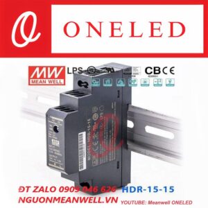 Giá Bộ Nguồn Meanwell HDR-15-15