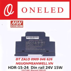 Giá Bộ Nguồn Meanwell HDR-15-24