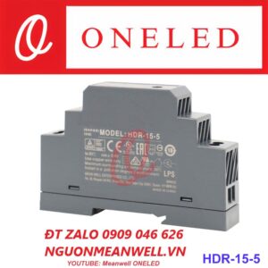 Giá Bộ Nguồn Meanwell HDR-15-5
