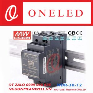 Giá Bộ Nguồn Meanwell HDR-30-12