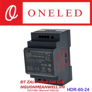 Giá Bộ Nguồn Meanwell HDR-60-24