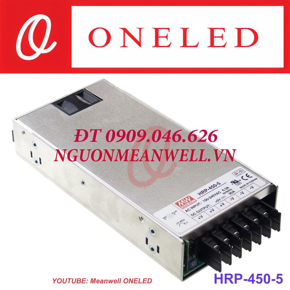 Giá Bộ Nguồn Meanwell HRP-450-5 Giá Bộ Nguồn Meanwell HRP-450-5