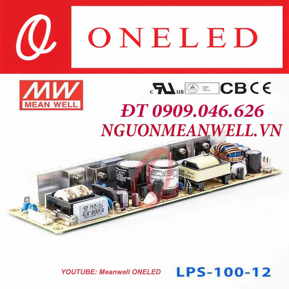 Giá Bộ Nguồn Meanwell LPS-100-12 Giá Bộ Nguồn Meanwell LPS-100-12