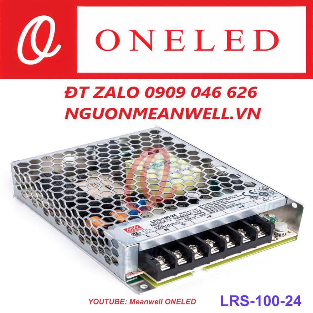 Giá Bộ Nguồn Meanwell LRS-100-24 Giá Bộ Nguồn Meanwell LRS-100-24