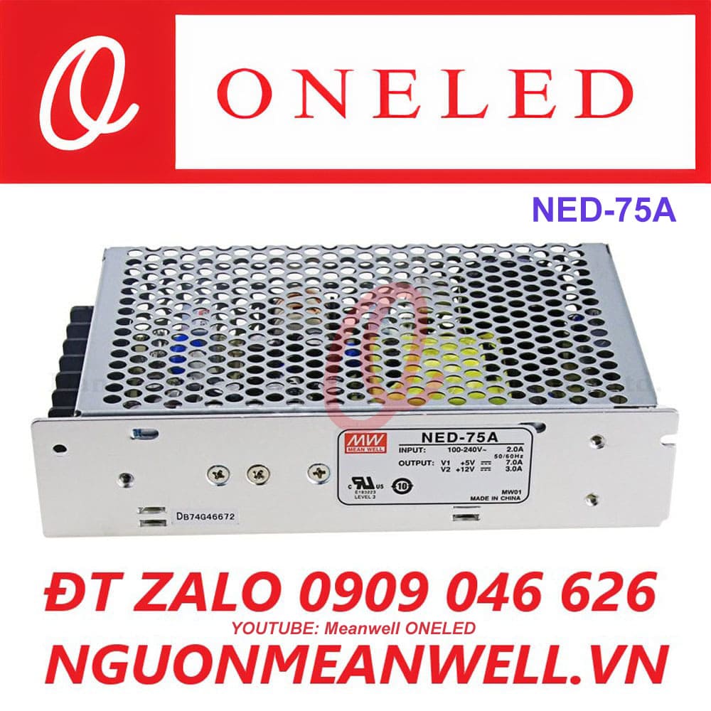 Giá Bộ Nguồn Meanwell NED-75A Giá Bộ Nguồn Meanwell NED-75A