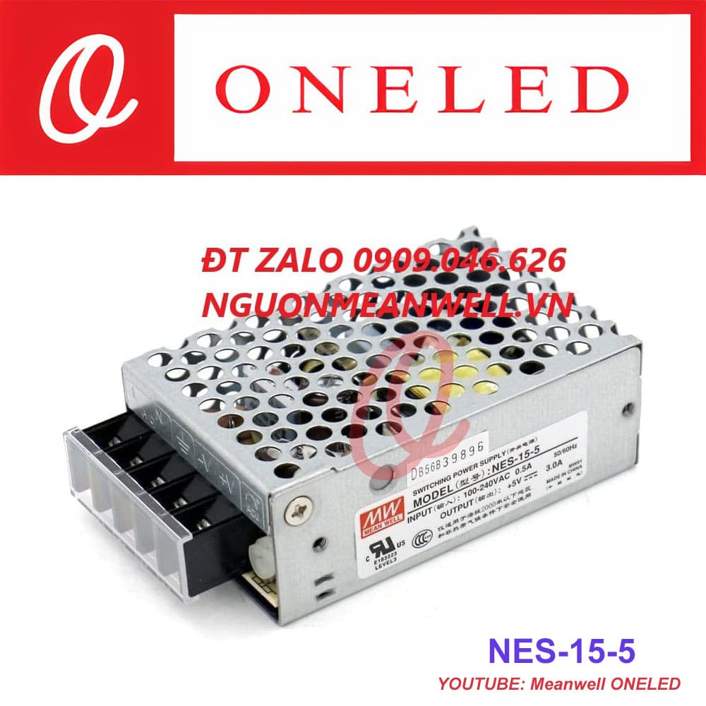 Giá Bộ Nguồn Meanwell NES-15-5 Giá Bộ Nguồn Meanwell NES-15-5