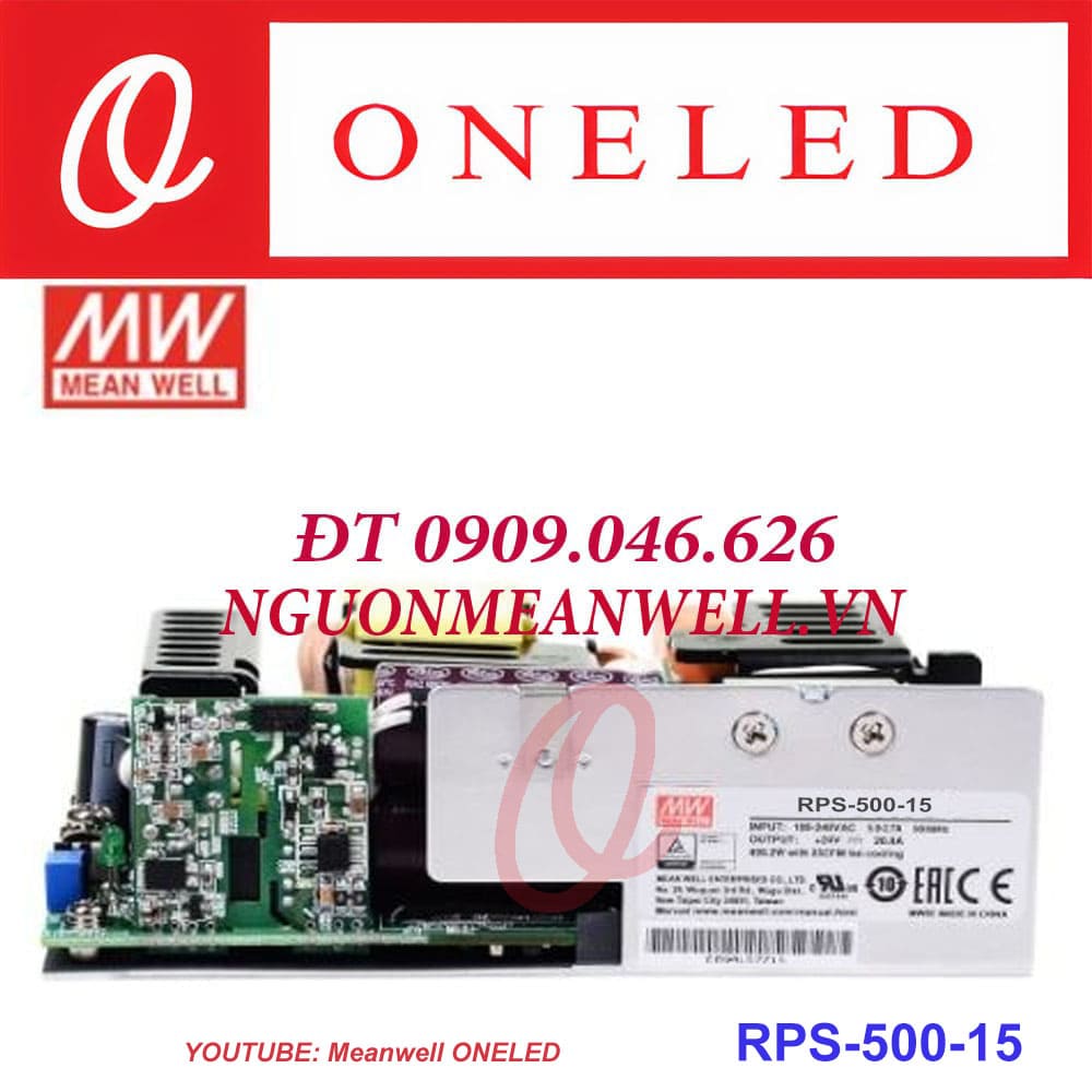 Giá Bộ Nguồn Meanwell RPS-500-15 Giá Bộ Nguồn Meanwell RPS-500-15