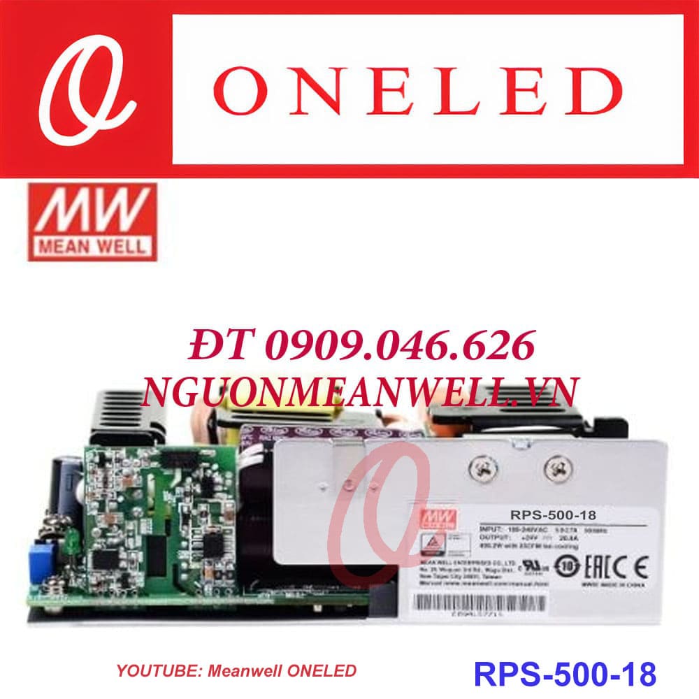 Giá Bộ Nguồn Meanwell RPS-500-18 Giá Bộ Nguồn Meanwell RPS-500-18