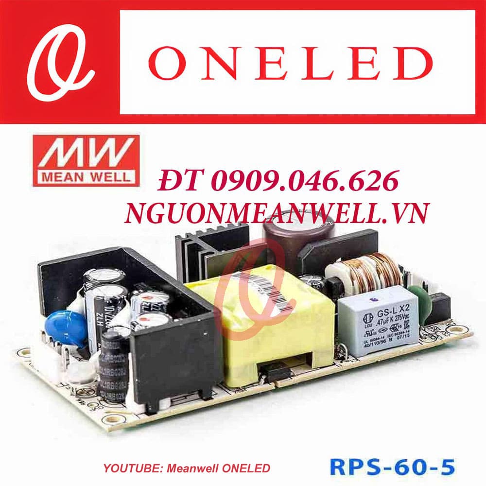 Giá Bộ Nguồn Meanwell RPS-60-5 Giá Bộ Nguồn Meanwell RPS-60-5