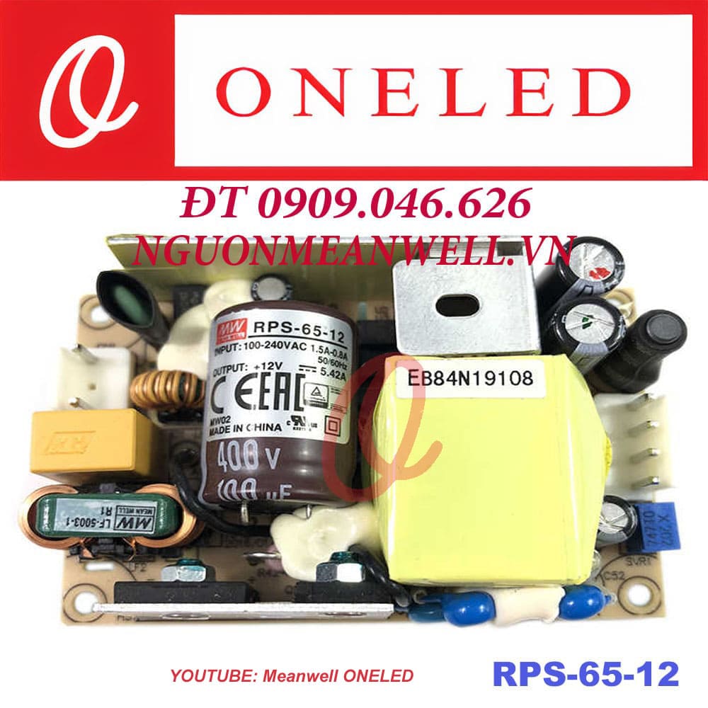 Giá Bộ Nguồn Meanwell RPS-65-12 Giá Bộ Nguồn Meanwell RPS-65-12