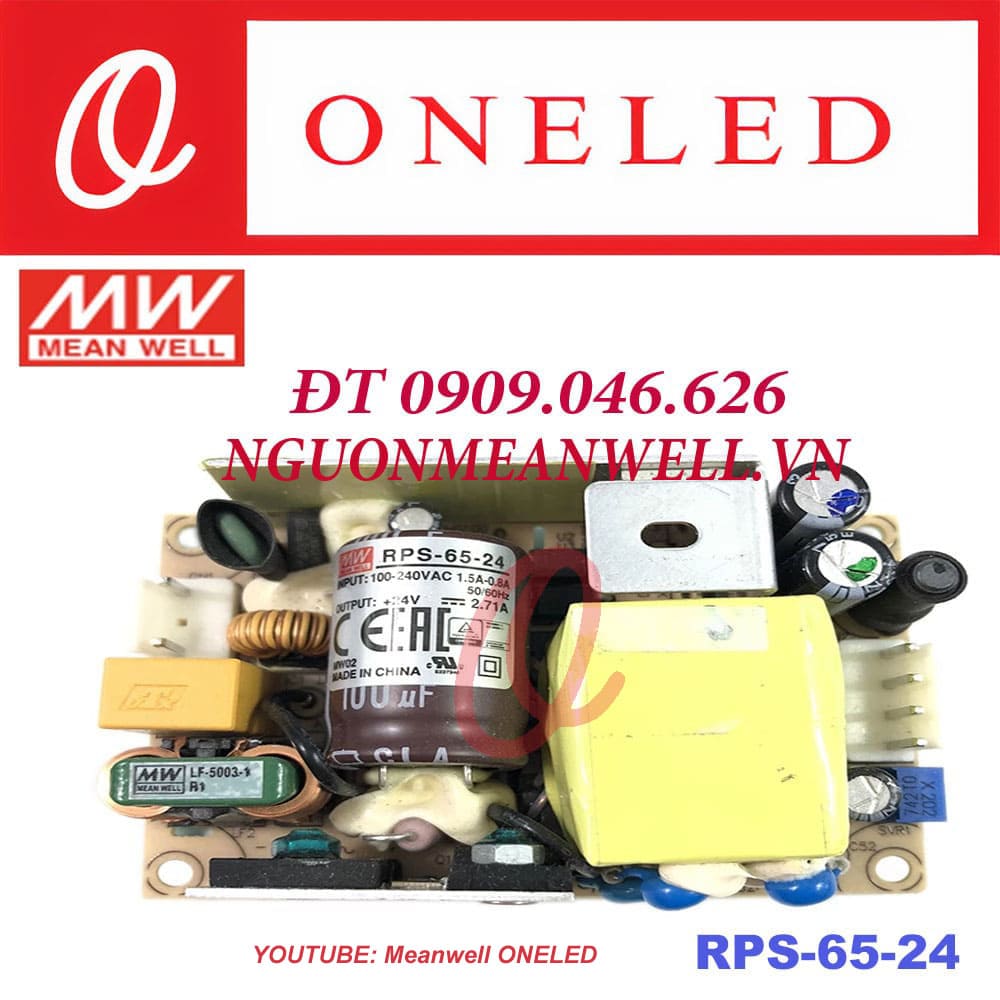 Giá Bộ Nguồn Meanwell RPS-65-24 Giá Bộ Nguồn Meanwell RPS-65-24