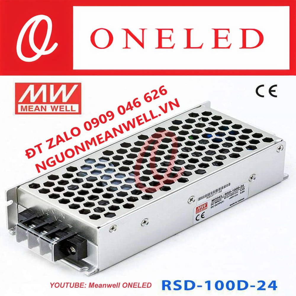 Giá Bộ Nguồn Meanwell RSD-100D-24 Giá Bộ Nguồn Meanwell RSD-100D-24
