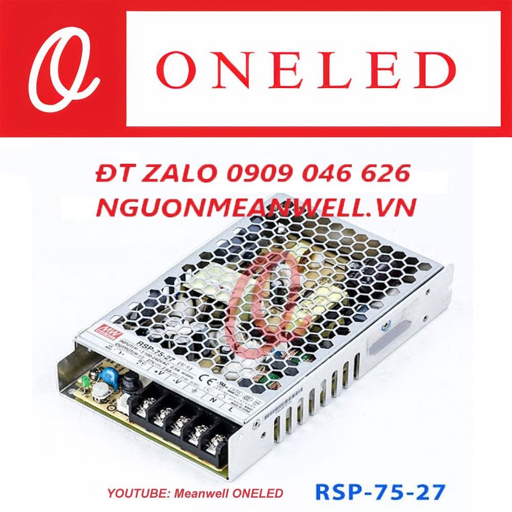 Giá Bộ Nguồn Meanwell RSP-75-27 Giá Bộ Nguồn Meanwell RSP-75-27