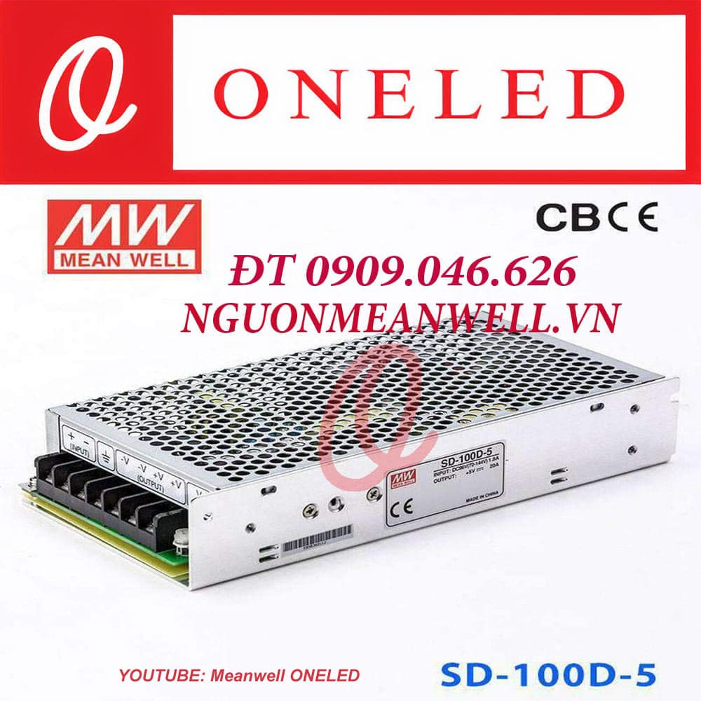 Giá Bộ Nguồn Meanwell SD-100D-5 Giá Bộ Nguồn Meanwell SD-100D-5