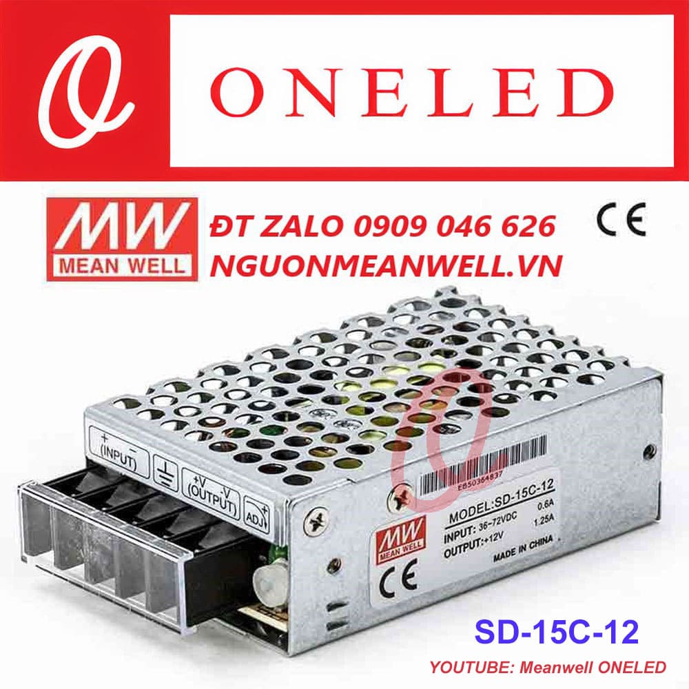 Giá Bộ Nguồn Meanwell SD-15C-12 Giá Bộ Nguồn Meanwell SD-15C-12