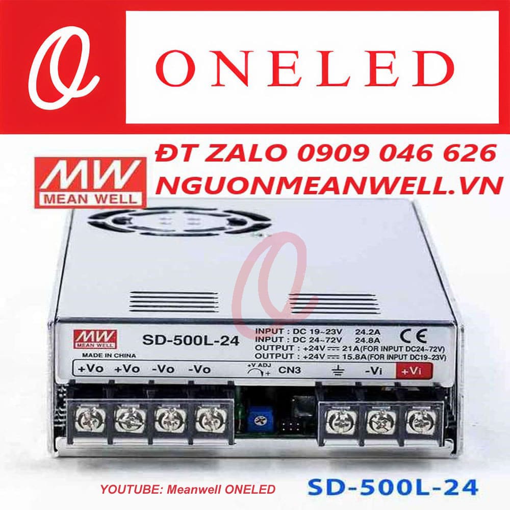 Giá Bộ Nguồn Meanwell SD-500L-24 Giá Bộ Nguồn Meanwell SD-500L-24