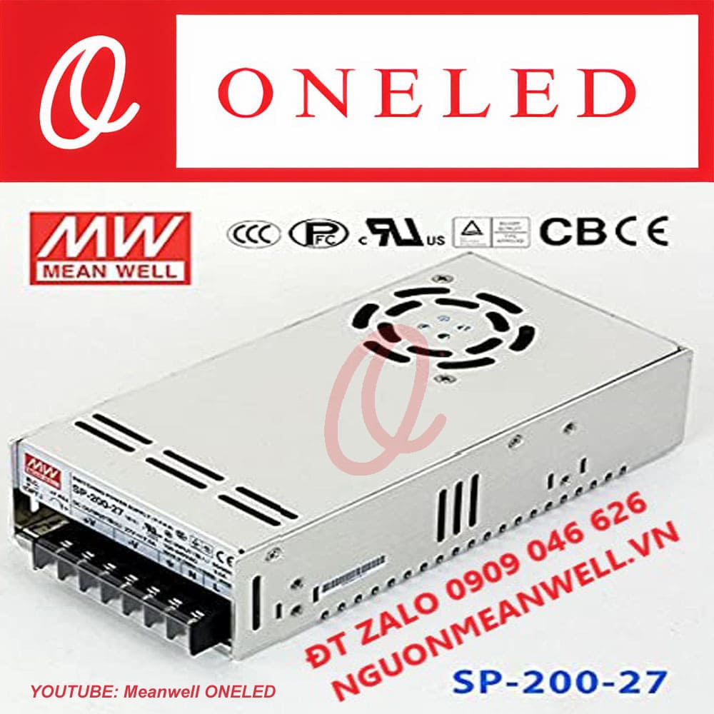 Giá Bộ Nguồn Meanwell SP-200-27 Giá Bộ Nguồn Meanwell SP-200-27