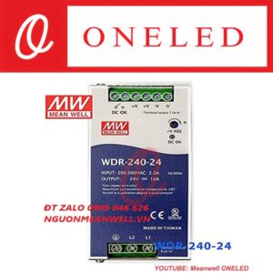 Giá Bộ Nguồn Meanwell WDR-240-24